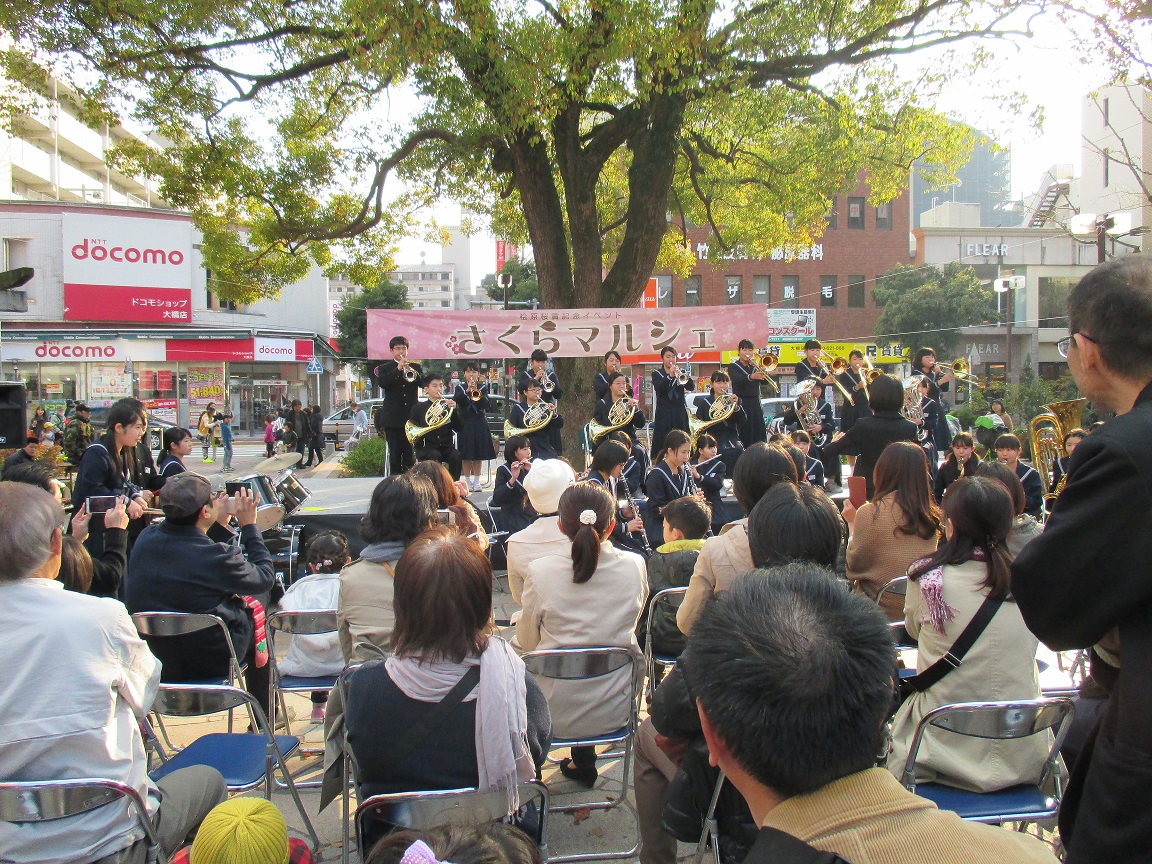花畑中学校吹奏楽部の写真