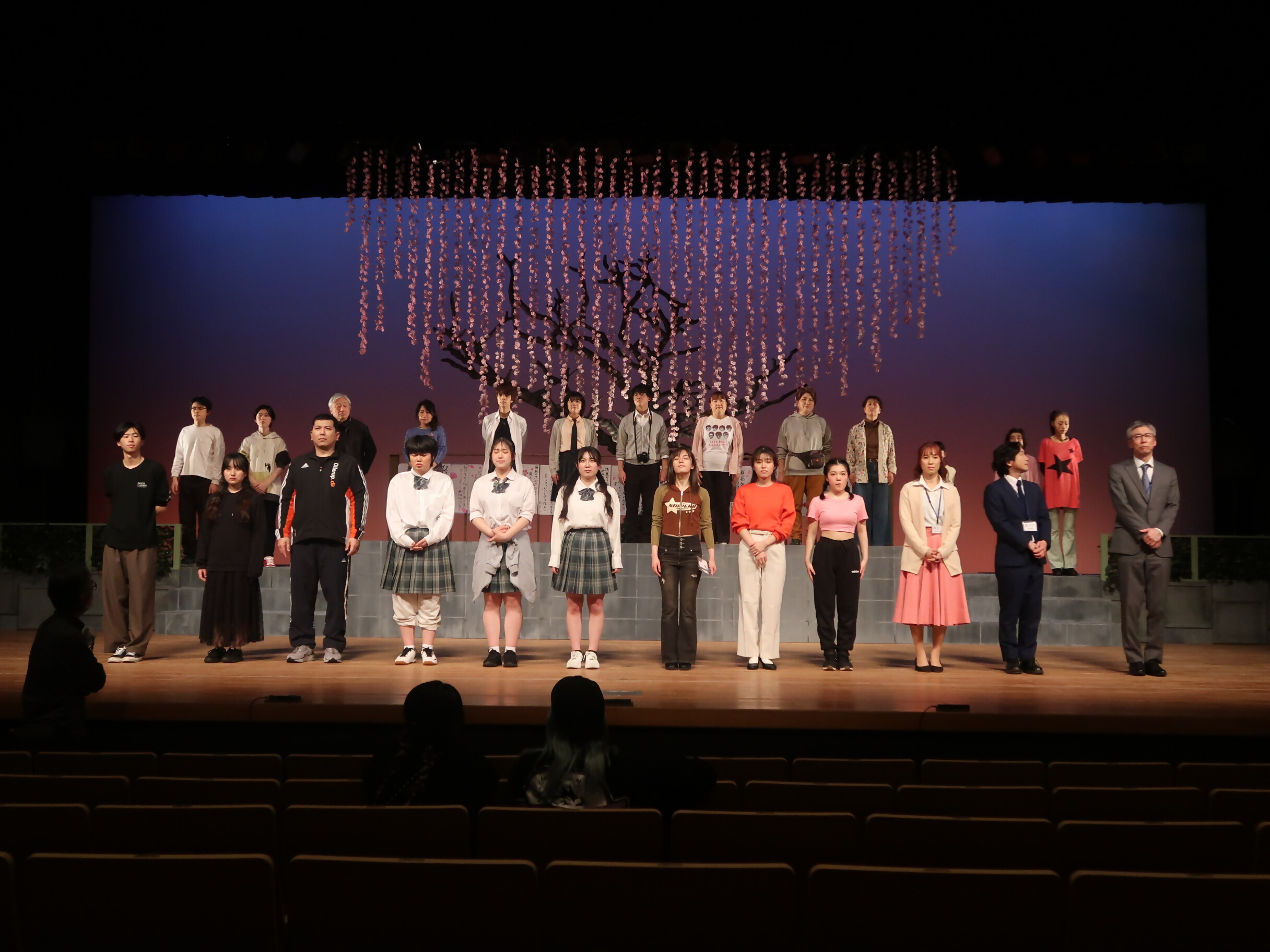 上演の様子（最後の挨拶）