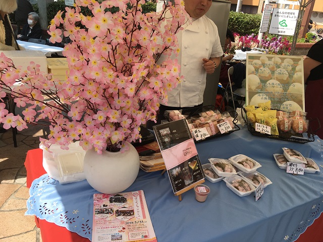 スイーツの販売