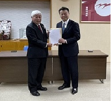 中島会長と菅原代表取締役