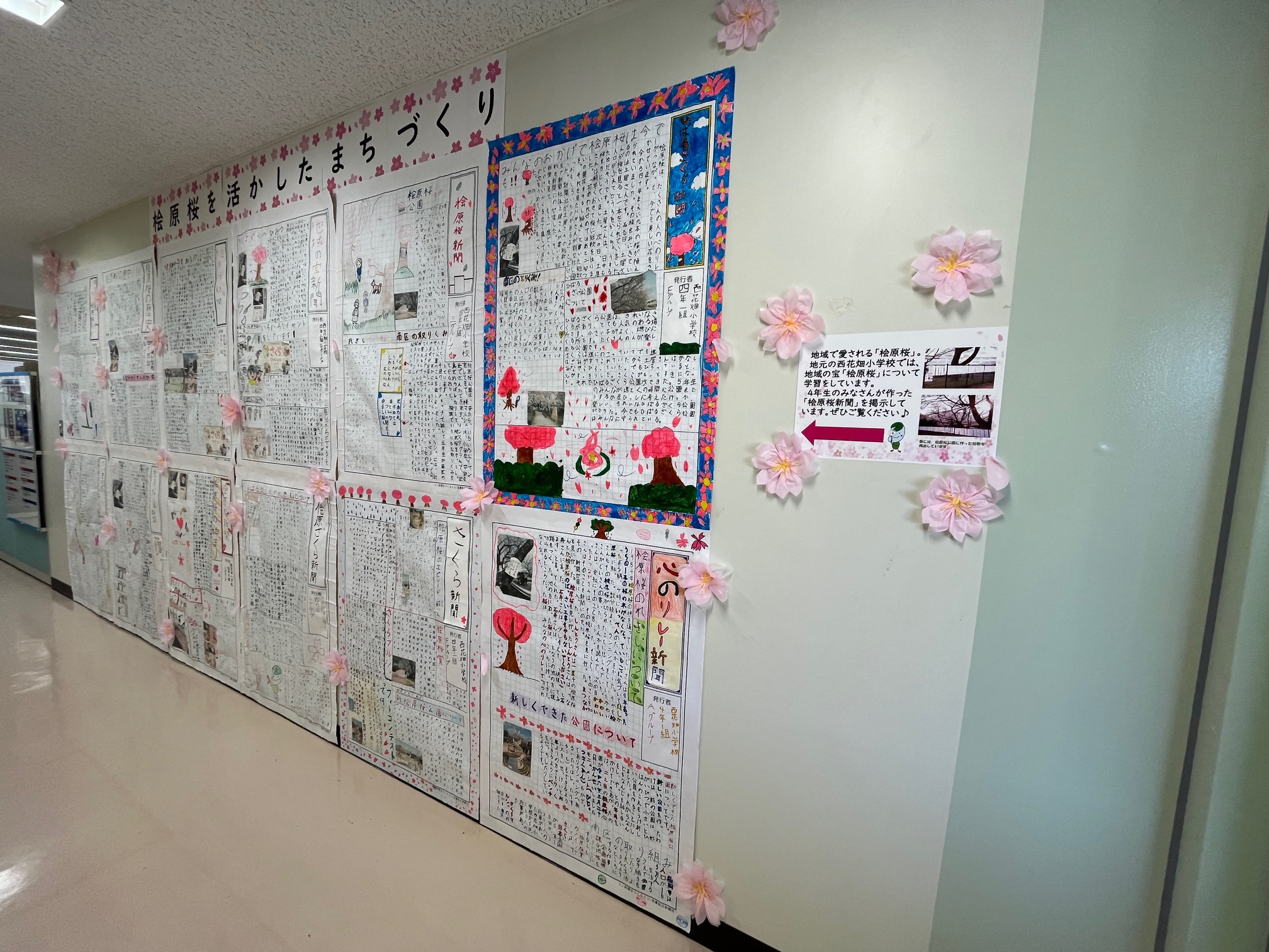 桧原桜新聞掲示