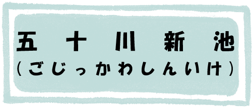 五十川新池のページへのリンク画像