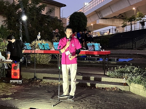 開会式の挨拶の様子