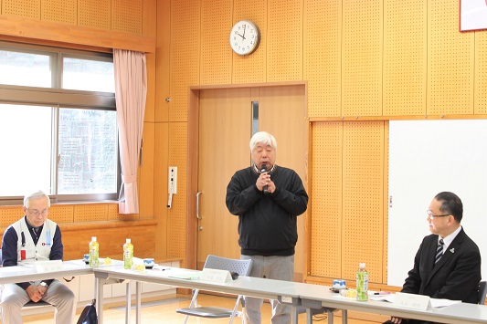 自治協議会中島会長の挨拶