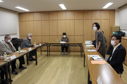 野中区長のあいさつ