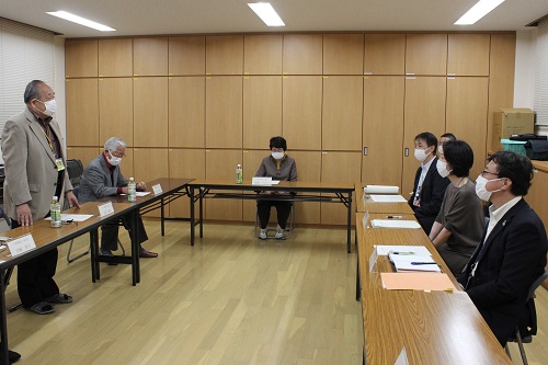 元田会長のあいさつ