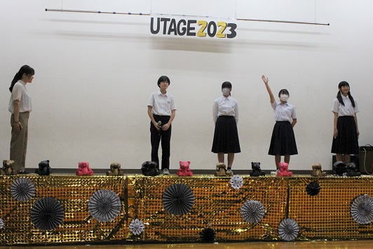 柏原中学校生徒会による演劇