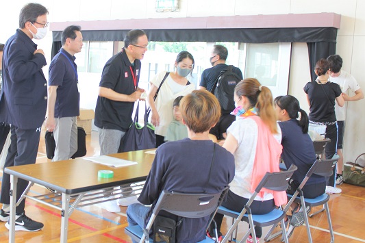 当日受付で名札を作成