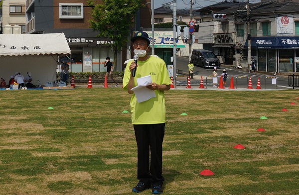 式典での八坂会長あいさつ