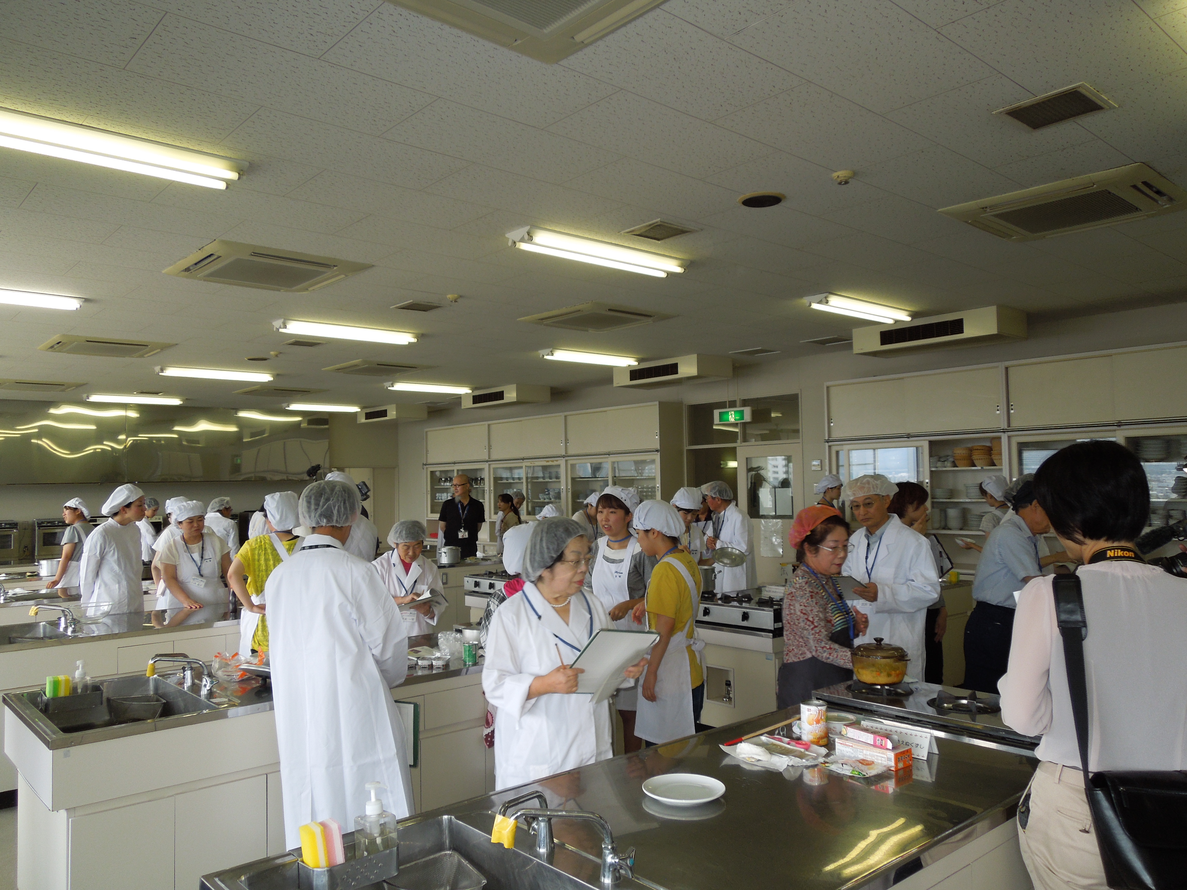 コンクール調理風景の画像