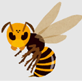 ハチイラスト