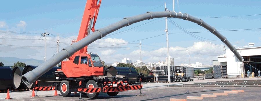 耐震管工事の様子