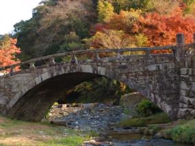 秋月の眼鏡橋