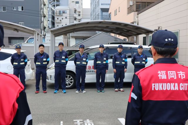 第3次派遣隊出発式の写真