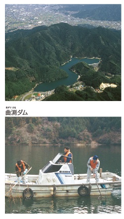 曲渕ダムの写真です。