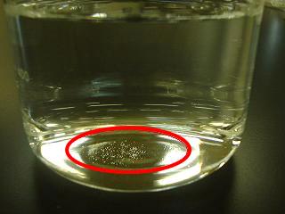 氷が溶けた後の水