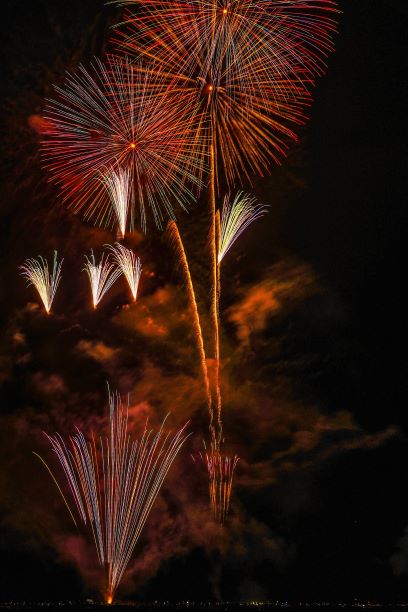 愛宕浜で撮影した花火