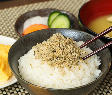 ご飯が進みそうな焼きほぐし