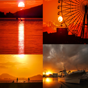 夕陽ページへのリンク