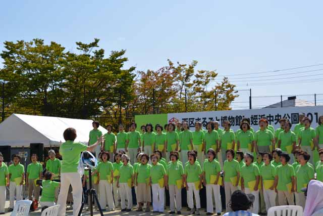 西区まるごと博物館in姪浜中央公園2014の写真