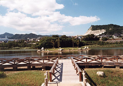 写真：斜ヶ浦池