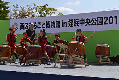 写真：西陵こども・ふれあい太鼓