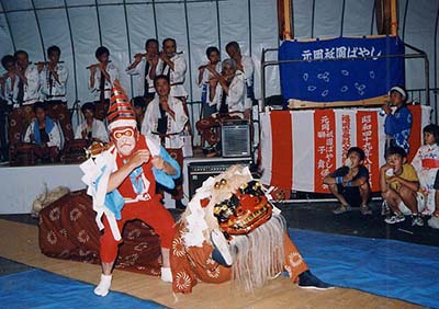 写真：元岡獅子舞･元岡祇園ばやし保存会