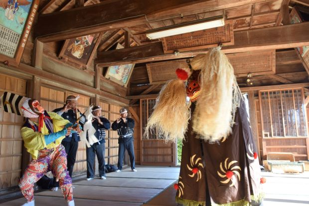宇田川原獅子舞