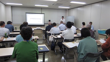 西区少年愛護員研修会の様子