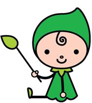 福岡市花と緑のマスコットキャラクター「グリッピ」の画像２