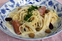 スープパスタの写真