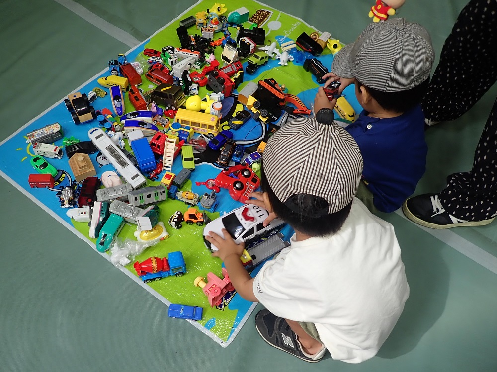 おもちゃの交換会の写真