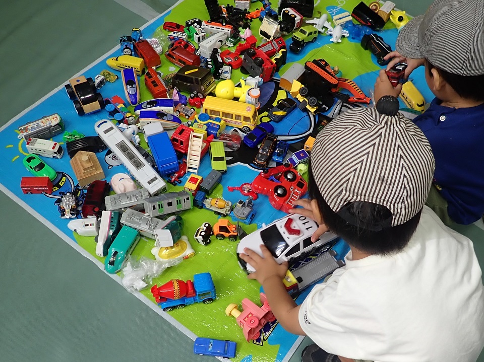 かえっこバザールの様子