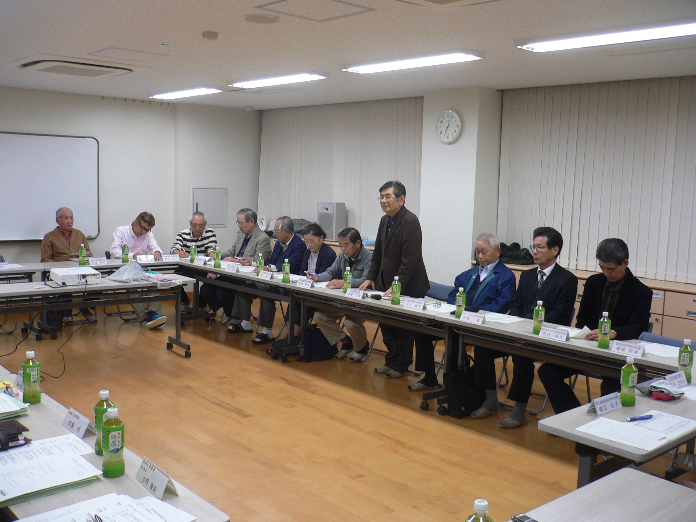 画像：姪北校区の篠﨑自治協議会会長より挨拶