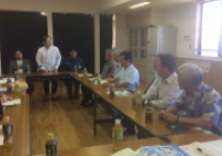 能古校区自治協議会との意見交換の様子