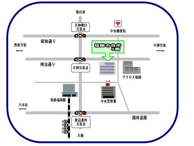 事務局の地図の画像