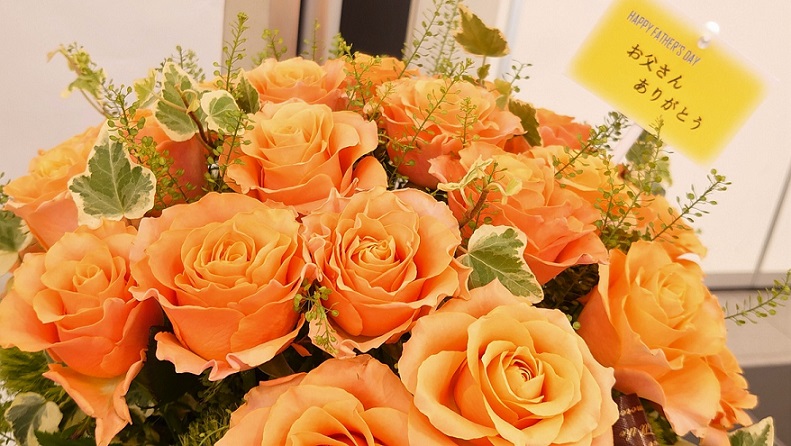 贈呈された「カルピディーム＋」というバラの写真