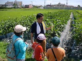 産地見学の様子