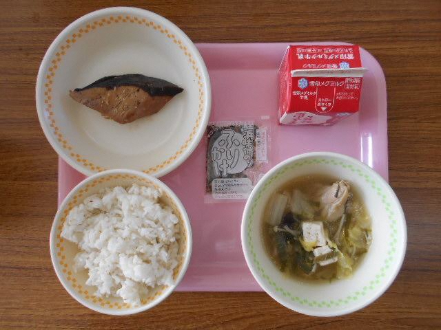 給食の画像（例2）献立内容は下記