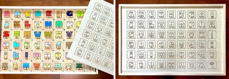 アルファベットブロックの写真