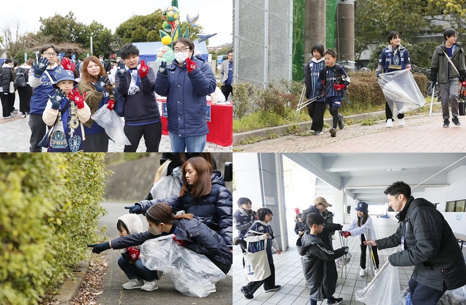 クリーン作戦の様子