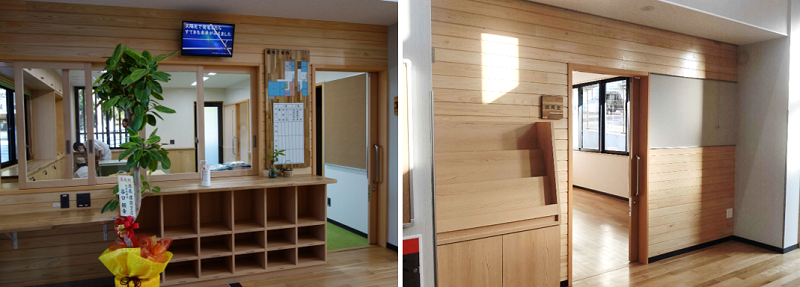 柏原公民館・老人いこいの家　内部の写真