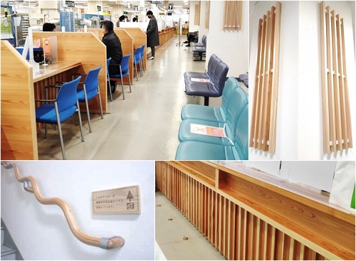 早良区役所窓口カウンターの写真