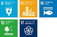 基本方針３に関連するSDGsロゴ画像