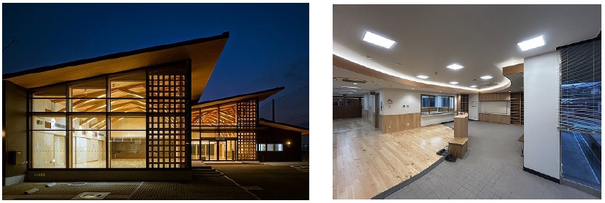 地域産材を使用した施設