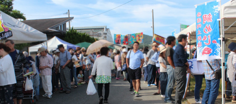西浦さかなまつり会場の様子