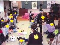 いいなか広場　クリスマス会の様子の画像