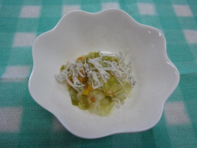 料理の出来上がり画像（とりわけ離乳食）