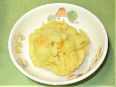 料理の出来上がり画像（フルーツきんとん）