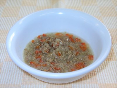 料理の出来上がり画像（キャベツとレバーのみそ煮）